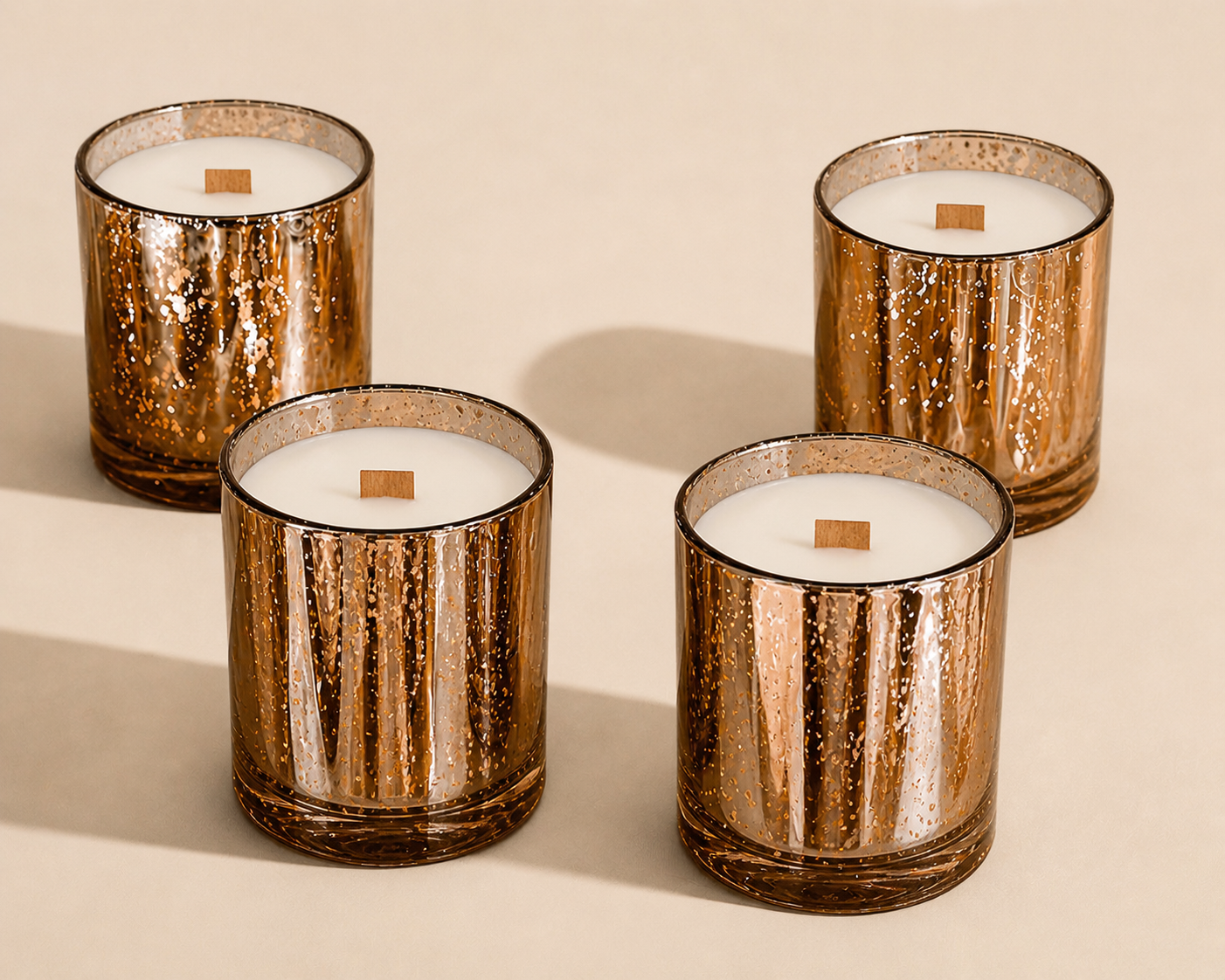 White Rain & Dark Amber: Candles